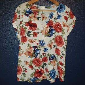 Flowered blouse
